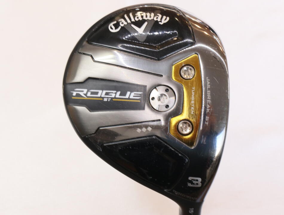 【中古】キャロウェイ ROGUE ST ◆◆◆ フェアウェイウッド 3W 15° Xフレックス 42.75インチ NSプロRegioFormula　MB+65 リシャフト品 Dランク 右利き用 Callaway ゴルフクラブ ローグSTトリプルダイヤモ