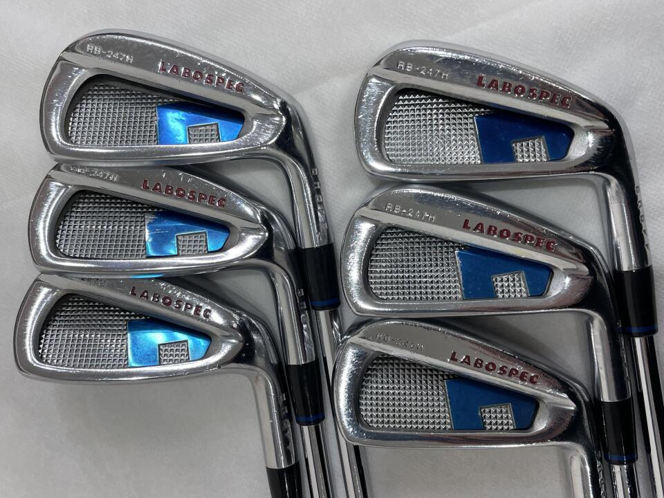 【中古】グローブライド ONOFF LABOSPEC RB-247H アイアンセット Sフレックス 38.25インチ NSプロ MODUS 3 TOUR 105 Cランク 右利き用 GLOBERIDE ゴルフクラブ オノフ ラボスペック ゴルフドゥ ゴルフ用品 GOLF