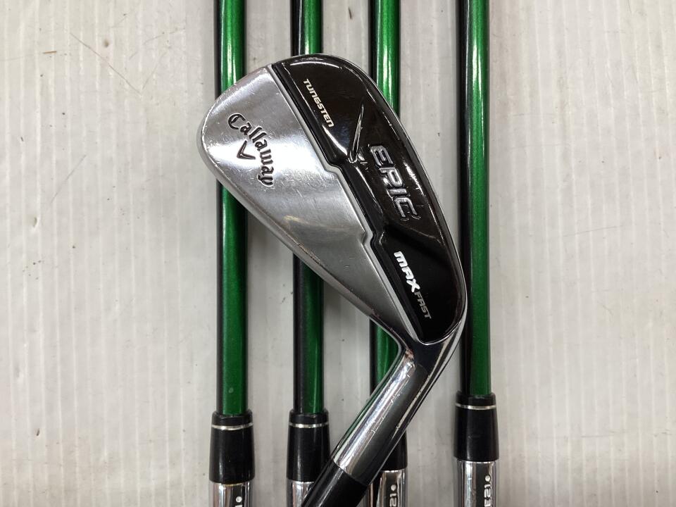 【中古】キャロウェイ EPIC MAX FAST アイアンセット Rフレックス 37.5インチ Speeder EVOLUTION for Callaway Cランク 右利き用 Callaway ゴルフクラブ エピックマックスファスト ゴルフドゥ ゴルフ用品 GOLF
