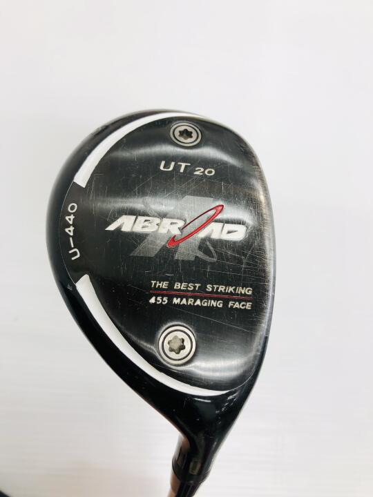 【中古】ABROAD U-440 ユーティリティ 20° Xフレックス 41.0インチ N.Sﾌﾟﾛ 950GH リシャフト品 Dランク 右利き用 ゴルフクラブ ゴルフドゥ ゴルフ用品 GOLF DO 中古ゴルフクラブ