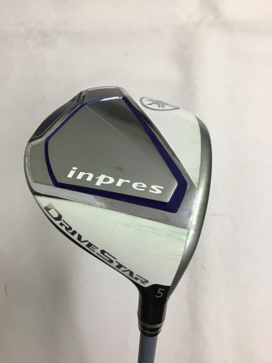 【中古】【レディースモデル】ヤマハ inpres DRIVESTAR レディス フェアウェイウッド 5W 20&deg; Lフレックス 41.5インチ ヘッドカバーあり VANQUISH for YAMAHA LM423f Cランク 右利き用 YAMAHA ゴルフクラブ イ｜ゴルフ ドゥ 中古クラブ店