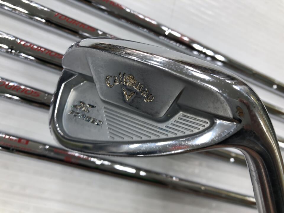 【中古】キャロウェイ X FORGED STAR 2021 アイアンセット 23° Sフレックス 38.0インチ NSプロ MODUS 3 TOUR 105 Dランク 右利き用 Callaway ゴルフクラブ エックスフォージドスター2021 ゴルフドゥ ゴルフ用
