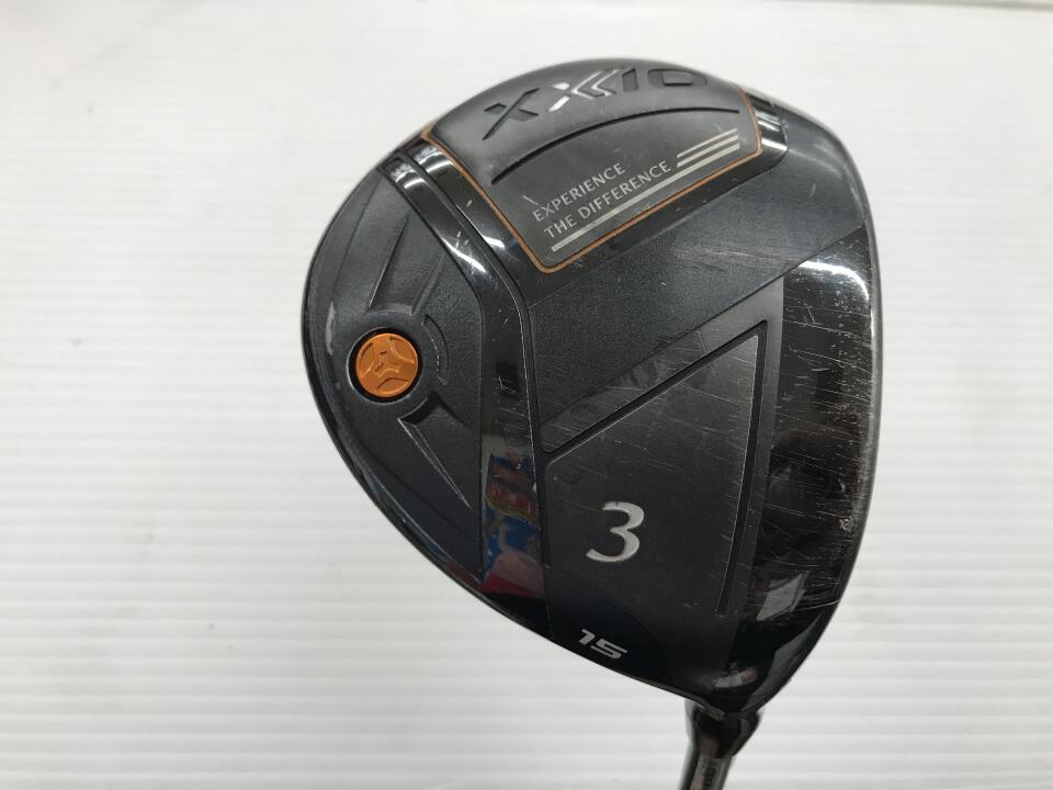【中古】ダンロップ XXIO X-eks- フェアウェイウッド 3W 15° Sフレックス 43.5インチ ヘッドカバーあり Miyazaki AX-1 Dランク 右利き用 DUNLOP ゴルフクラブ ゼクシオエックス ゴルフドゥ ゴルフ用品 GO