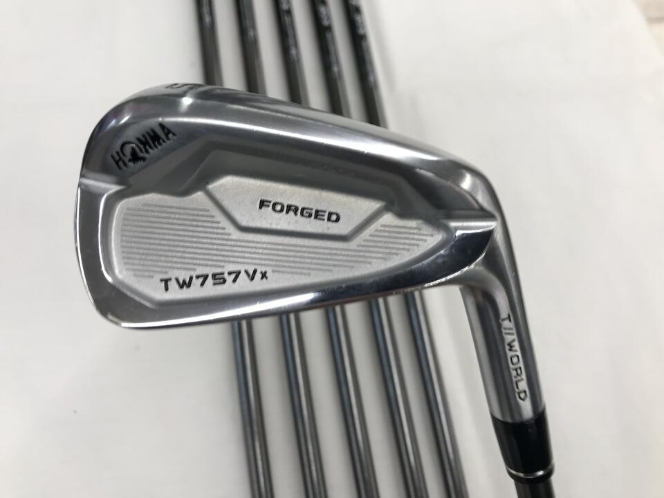【中古】ホンマゴルフ TOUR WORLD TW757 Vx アイアンセット Sフレックス 38.25インチ VIZARD IB-WF 85 Cランク 右利き用 ゴルフクラブ ツアーワールド ゴルフドゥ ゴルフ用品 GOLF DO 中古ゴルフクラブ
