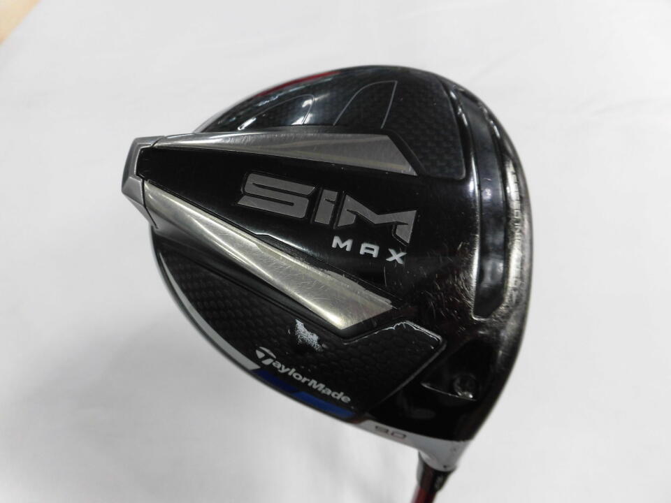 【中古】テーラーメイド SIM MAX ドライバー 9° F1フレックス 45.75インチ ヘッドカバーあり FSP MX-V RED リシャフト品 Cランク 右利き用 Taylormade ゴルフクラブ シムマックス ゴルフドゥ ゴルフ用|ゴルフ ドゥ 中古クラブ店