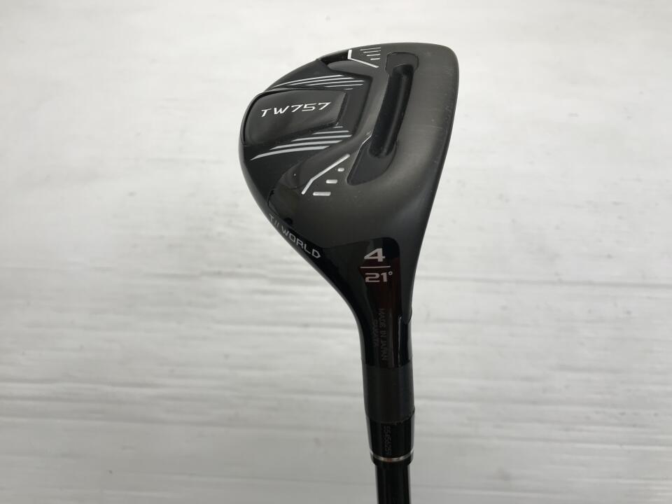 【中古】ホンマゴルフ TOUR WORLD TW757 ユーティリティ 21° Sフレックス 40.25インチ ヘッドカバーあり VIZARD for TW757 50 Cランク 右利き用 ゴルフクラブ ツアーワールド ゴルフドゥ ゴルフ用品 GOLF D