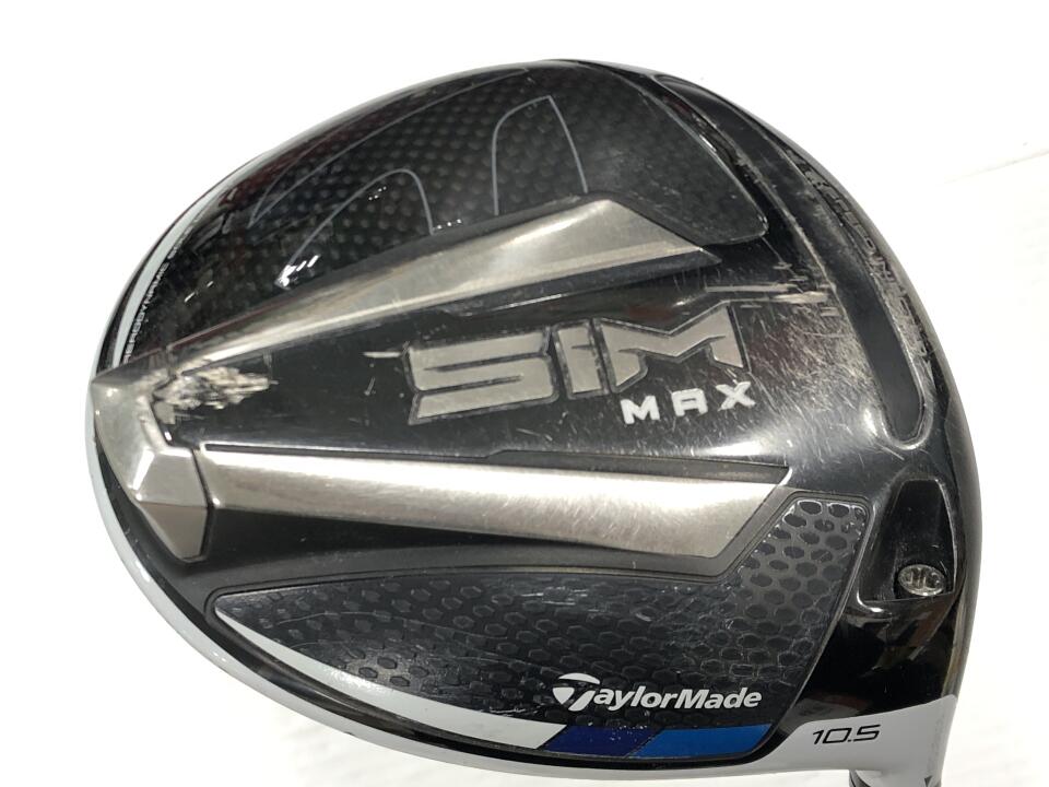 【中古】テーラーメイド SIM MAX ドライバー 10.5° SRフレックス 45.75インチ TENSEI BLUE TM50 Cランク 右利き用 Taylormade ゴルフクラブ シムマックス ゴルフドゥ ゴルフ用品 GOLF DO 中古ゴルフクラブ