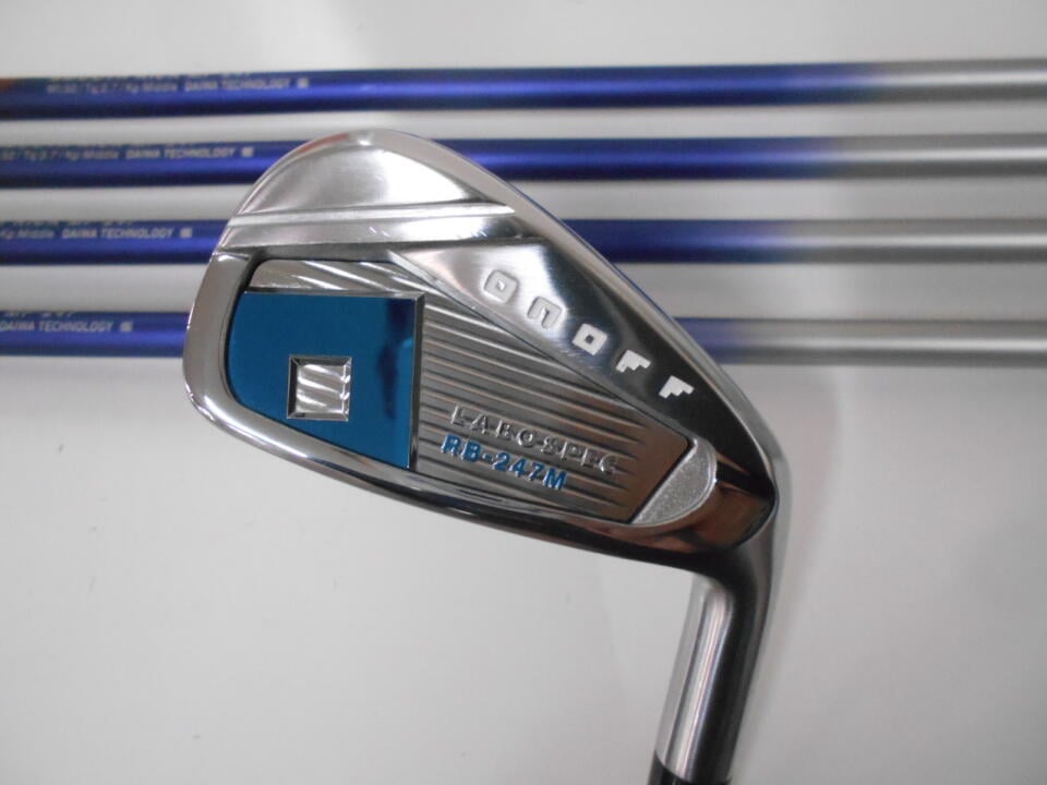 【中古】グローブライド ONOFF LABOSPEC RB-247M アイアンセット 27° Rフレックス 38.0インチ SMOOTH KICK MP-247 Cランク 右利き用 GLOBERIDE ゴルフクラブ オノフ ラボスペック ゴルフドゥ ゴルフ用品 GOLF DO