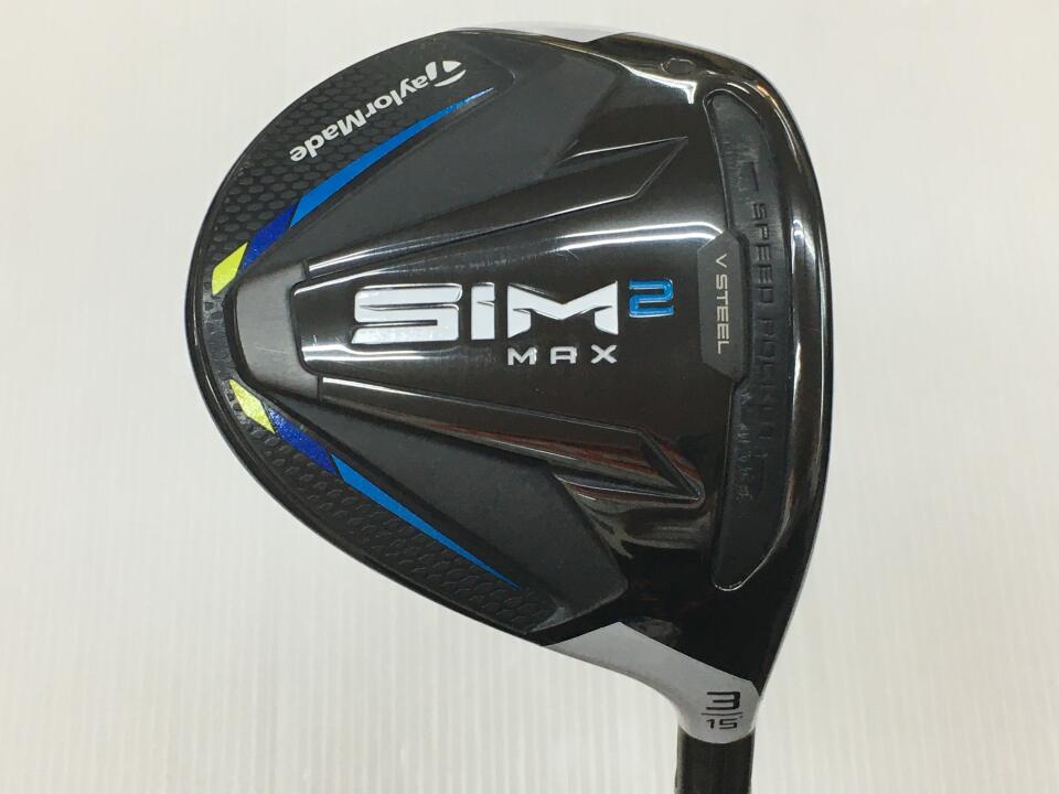 【中古】【訳あり】テーラーメイド SIM2 MAX フェアウェイウッド 3W 15° Sフレックス 43.5インチ ヘッドカバーあり TENSEI BLUE TM50(SIM2) Dランク 右利き用 Taylormade ゴルフクラブ シム2マックス ゴル