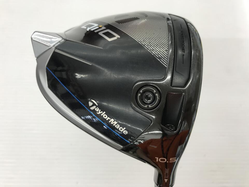 【中古】テーラーメイド Qi10 ドライバー 10.5° Sフレックス 45.75インチ Diamana　BLACKTM　60 リシャフト品 Cランク 右利き用 Taylormade ゴルフクラブ ゴルフドゥ ゴルフ用品 GOLF DO 中古ゴルフクラブ
