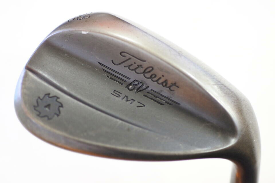 【中古】タイトリスト VOKEY SM7 JET BLACK ウェッジ 58° S200フレックス 34.5インチ ﾀﾞｲﾅﾐｯｸｺﾞｰﾙﾄﾞEXツアーイシュー リシャフト品 Dランク 右利き用 Titleist ゴルフクラブ ボーケイSM7ジ