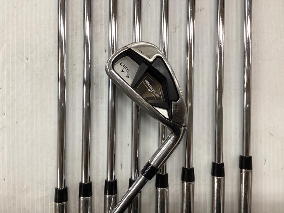 【中古】キャロウェイ ROGUE ST MAX アイアンセット S200フレックス 38.25インチ ダイナミックゴールド 95 Dランク 右利き用 Callaway ゴルフクラブ ローグSTマックス ゴルフドゥ ゴルフ用品 GOLF DO 中
