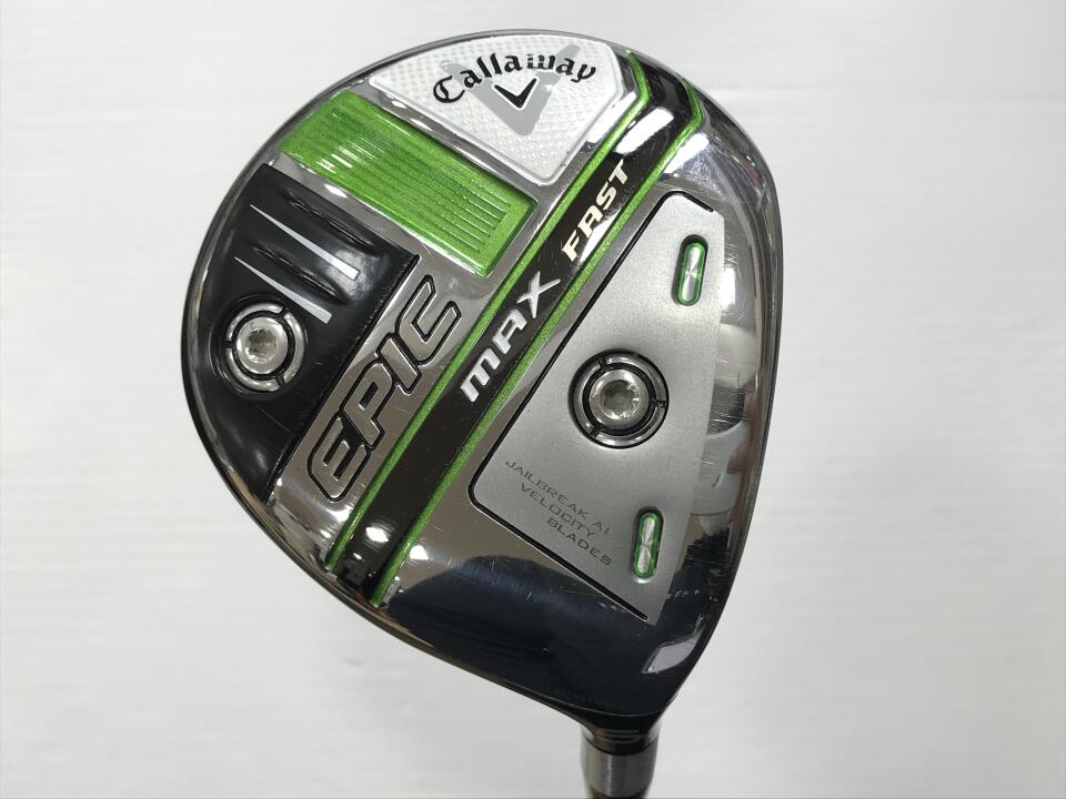 【中古】キャロウェイ EPIC MAX FAST フェアウェイウッド 5W 18° SRフレックス 42.25インチ ヘッドカバーあり Speeder EVOLUTION for Callaway Dランク 右利き用 Callaway ゴルフクラブ エピックマックスファス
