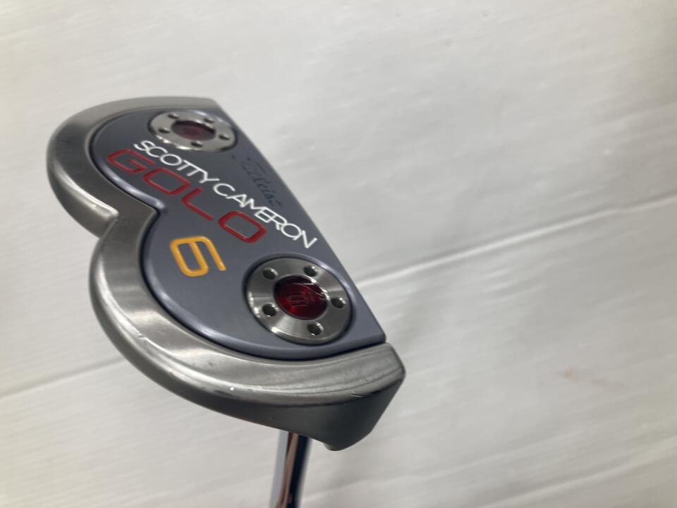 【中古】タイトリスト SC GOLO 6 2015 パター 34.0インチ ヘッドカバーあり オリジナルスチール Cランク 右利き用 Titleist ゴルフクラブ スコッティキャメロン ゴーロー ゴルフドゥ ゴルフ用品 GOLF