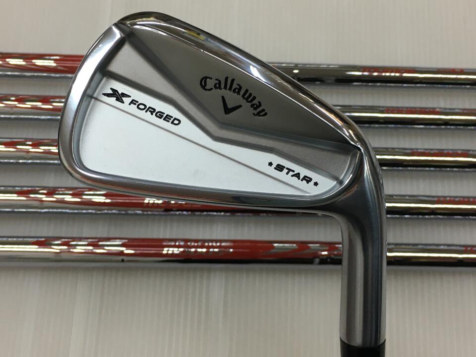 【中古】キャロウェイ X FORGED STAR 2024 アイアンセット Sフレックス 38.0インチ NSプロ MODUS 3 TOUR 105 Bランク 右利き用 Callaway ゴルフクラブ エックスフォージドスター2024 ゴルフドゥ ゴルフ用品 G