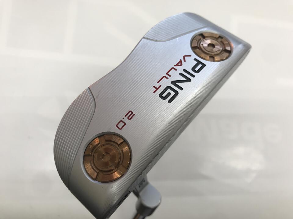 【中古】ピン VAULT 2.0 B60 Platinum パター 34.0インチ STABILITY EL.GJ-1.0 リシャフト品 Cランク 右利き用 PING ゴルフクラブ ゴルフドゥ ゴルフ用品 GOLF DO 中古ゴルフクラブ