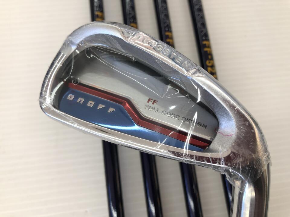 【中古】グローブライド ONOFF IRON AKA FF アイアンセット Rフレックス 38.0インチ HIGH REPULSION KICK FF-521I Aランク 右利き用 GLOBERIDE ゴルフクラブ オノフ アイアン アカ ゴルフドゥ ゴルフ用品 GOLF DO
