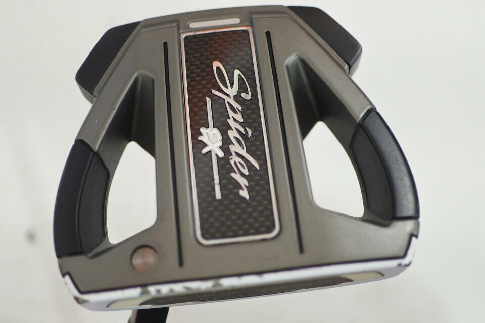【中古】【訳あり】テーラーメイド Spider EX PLATINUM/WHITE SMALL SLANT パター 34.0インチ オリジナルスチール Dランク 右利き用 Taylormade ゴルフクラブ ゴルフドゥ ゴルフ用品 GOLF DO 中古ゴルフクラ