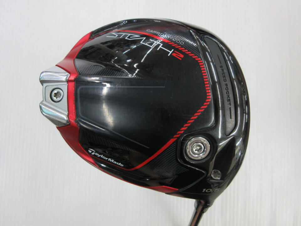 【中古】テーラーメイド STEALTH2 ドライバー 10.5° SRフレックス 45.5インチ ヘッドカバーあり ディアマナ WS50 リシャフト品 Cランク 右利き用 Taylormade ゴルフクラブ ステルス2 ゴルフドゥ ゴル