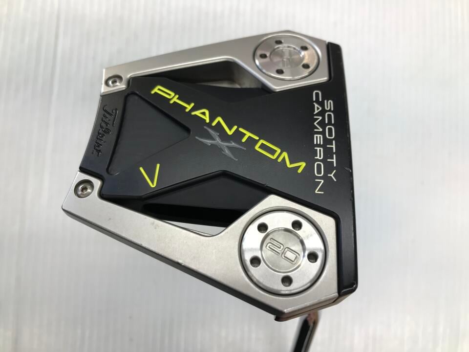 【中古】タイトリスト SC PHANTOM X 7 パター 33.0インチ ヘッドカバーあり オリジナルスチール Cランク 右利き用 Titleist ゴルフクラブ スコッティキャメロン ファントムエックス ゴルフドゥ ゴ｜ゴルフ ドゥ 中古クラブ店