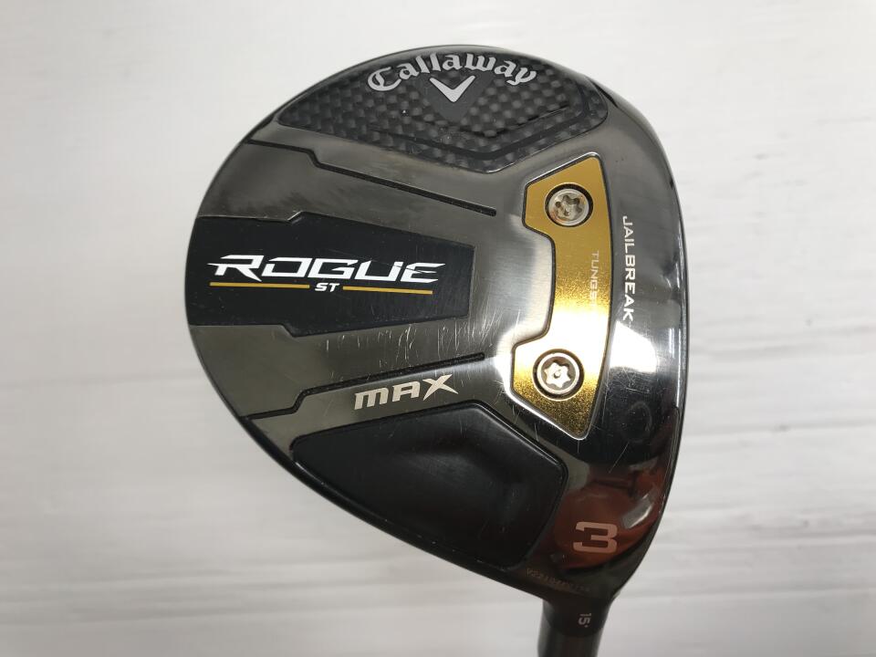 【中古】キャロウェイ ROGUE ST MAX フェアウェイウッド 3W 15° Xフレックス 42.75インチ VENTUS BLUE 6 Cランク 右利き用 Callaway ゴルフクラブ ローグSTマックス ゴルフドゥ ゴルフ用品 GOLF DO 中古ゴル
