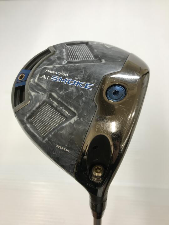 【中古】キャロウェイ PARADYM Ai SMOKE MAX ドライバー 10.5&deg; Sフレックス 45.5インチ ATTAS　KING　４ リシャフト品 Dランク 右利き用 Callaway ゴルフクラブ パラダイムAiスモークマックス ゴルフドゥ｜ゴルフ ドゥ 中古クラブ店