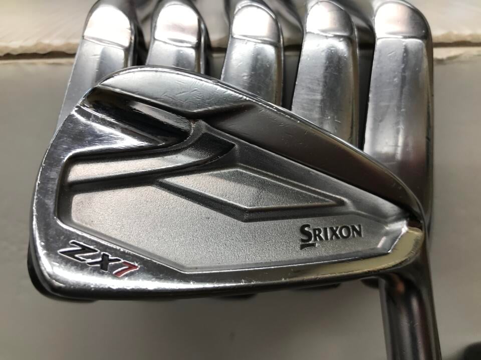 【中古】ダンロップ SRIXON ZX7 アイアンセット 25° Rフレックス 38.0インチ NSプロ870GH DST for XXIO リシャフト品 Dランク 右利き用 DUNLOP ゴルフクラブ スリクソンZX7 ゴルフドゥ ゴルフ用品 GOLF DO 中