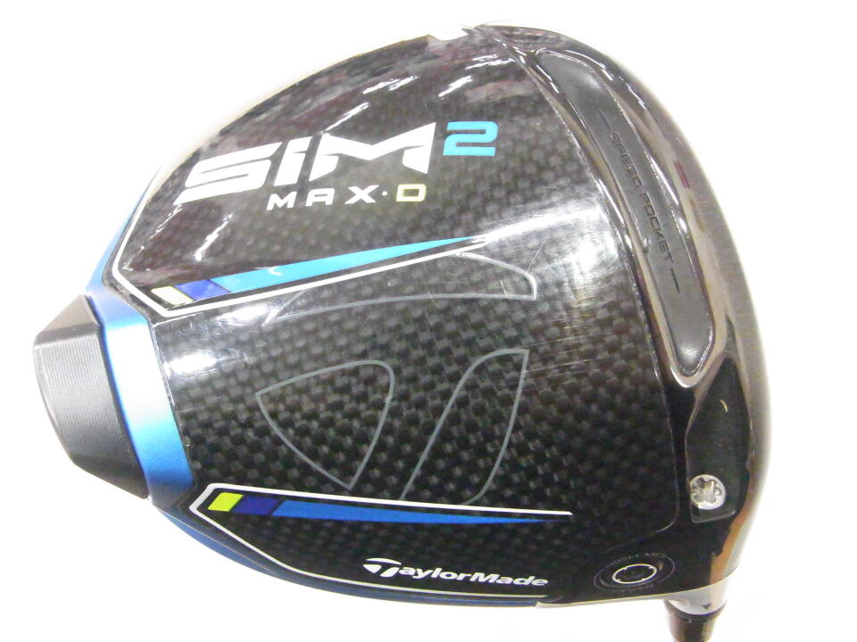 【中古】テーラーメイド SIM2 MAX-D ドライバー 10.5° Sフレックス 45.75インチ ヘッドカバーあり KUROKAGE XM60 リシャフト品 Cランク 右利き用 Taylormade ゴルフクラブ シム2マックスD ゴルフドゥ ゴル
