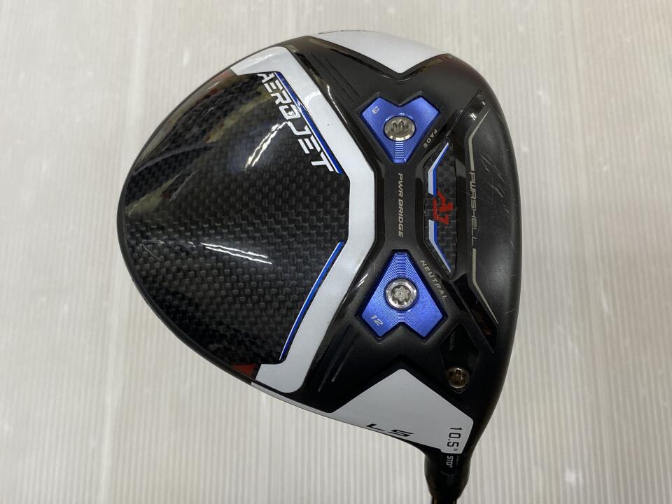 【中古】コブラ AEROJET LS ドライバー 10.5° Sフレックス 45.5インチ Speeder NX for Cobra(DARK SPEED純正) リシャフト品 Cランク 右利き用 COBRA ゴルフクラブ エアロジェットLS ゴルフドゥ ゴルフ用品 GOLF
