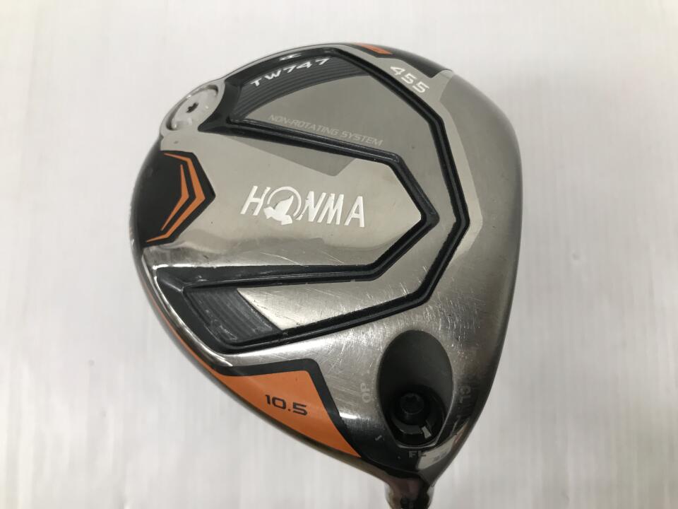 【中古】ホンマゴルフ TOUR WORLD TW747 455 ドライバー 10.5° Sフレックス 45.5インチ VIZARD FP-6 Dランク 右利き用 ゴルフクラブ ツアーワールド ゴルフドゥ ゴルフ用品 GOLF DO 中古ゴルフクラブ