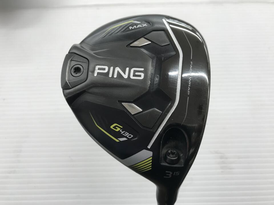【中古】ピン G430 MAX フェアウェイウッド 3W 15° 42.75インチ ヘッドカバーあり VANQUISH FW 5 リシャフト品 Cランク 右利き用 PING ゴルフクラブ G430マックス ゴルフドゥ ゴルフ用品 GOLF DO 中古ゴル