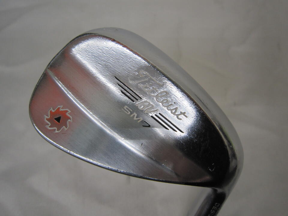 【中古】タイトリスト VOKEY SM7 TOUR CHROME ウェッジ 50° Rフレックス 35.75インチ ◆リシャフト◆NSプロ850GH リシャフト品 Cランク 右利き用 Titleist ゴルフクラブ ボーケイ SM7 ツアークローム ゴル