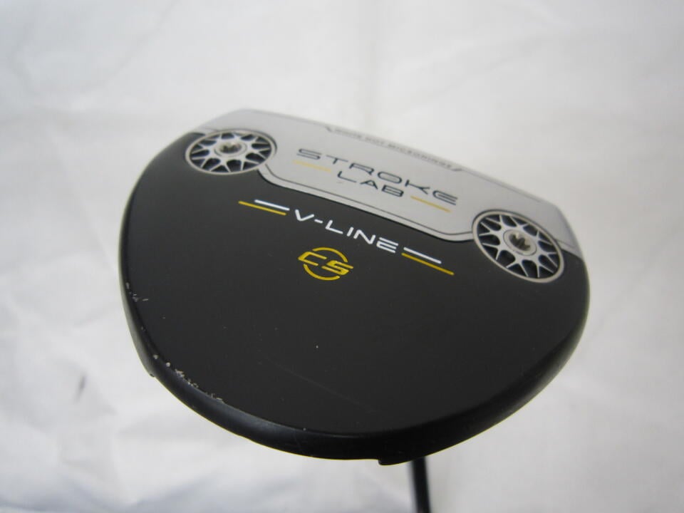 【中古】オデッセイ STROKE LAB V-LINE CS パター 34.0インチ ヘッドカバーあり オリジナルスチール Cランク 右利き用 ODYSSEY ゴルフクラブ ゴルフドゥ ゴルフ用品 GOLF DO 中古ゴルフクラブ