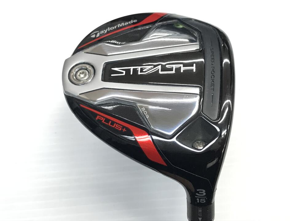 【中古】テーラーメイド STEALTH PLUS+ フェアウェイウッド 3W 15° Sフレックス 43.25インチ ヘッドカバーあり TENSEI SILVER TM50(STEALTH) Cランク 右利き用 Taylormade ゴルフクラブ ステルスプラス ゴルフ