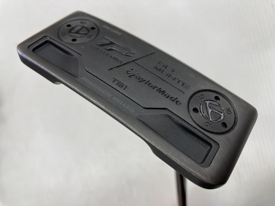 【中古】テーラーメイド TP COLLECTION BLACK DEL MONTE TB1 パター 34.0インチ ヘッドカバーあり オリジナルスチール Cランク 右利き用 Taylormade ゴルフクラブ ゴルフドゥ ゴルフ用品 GOLF DO 中古ゴルフ