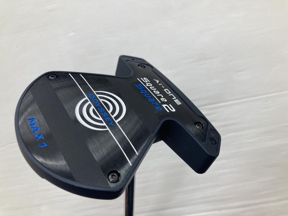 【中古】オデッセイ Ai-ONE Square 2 Square MAX 1 パター 34.0インチ ヘッドカバーあり オリジナルスチール Bランク 右利き用 ODYSSEY ゴルフクラブ ゴルフドゥ ゴルフ用品 GOLF DO 中古ゴルフクラブ