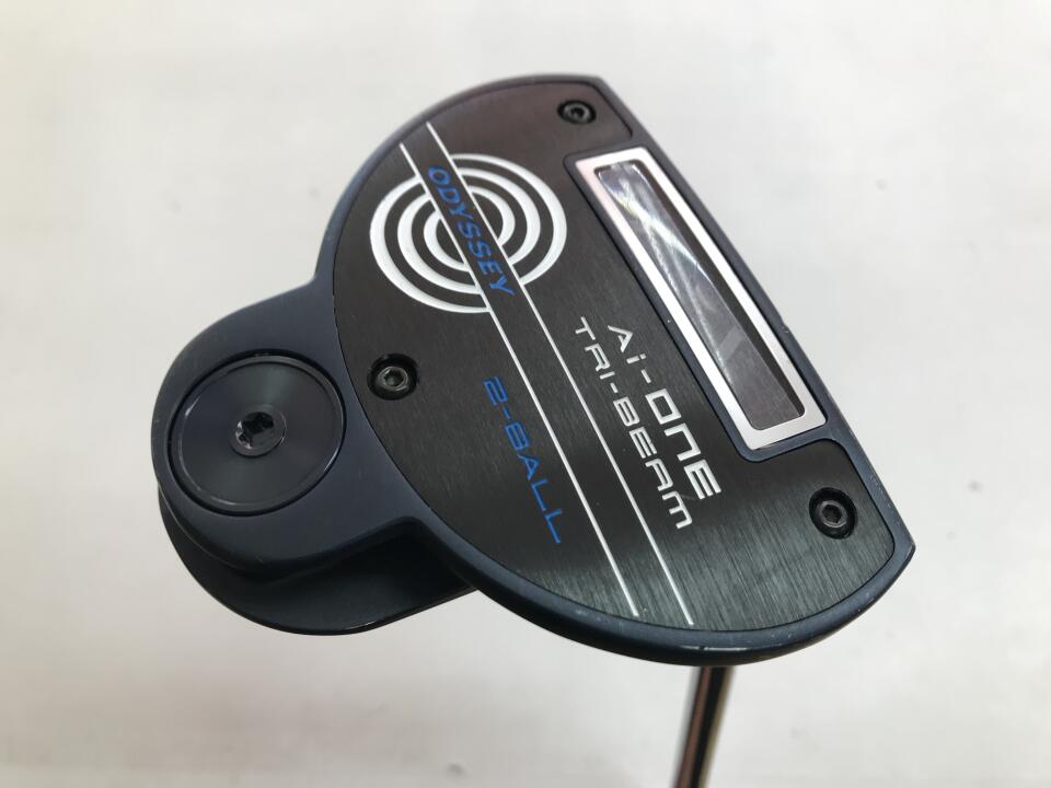 【中古】オデッセイ Ai-ONE TRI-BEAM 2-BALL パター 33.0インチ ヘッドカバーあり オリジナルスチール Cランク 右利き用 ODYSSEY ゴルフクラブ ゴルフドゥ ゴルフ用品 GOLF DO 中古ゴルフクラブ
