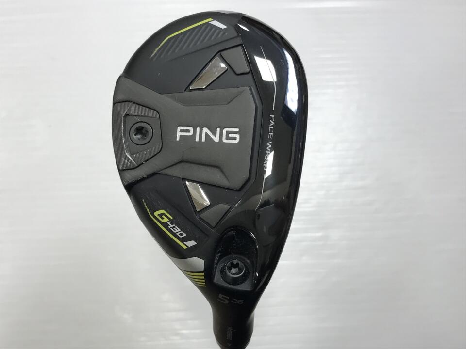 【中古】ピン G430 ユーティリティ 26° Rフレックス 39.0インチ ヘッドカバーあり ALTA J CB BLACK Cランク 右利き用 PING ゴルフクラブ ゴルフドゥ ゴルフ用品 GOLF DO 中古ゴルフクラブ