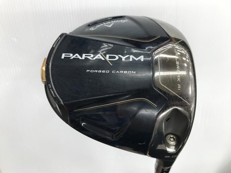 【中古】キャロウェイ PARADYM ドライバー 9° Sフレックス 45.25インチ ヘッドカバーあり TENSEI 50for Callaway リシャフト品 Dランク 右利き用 Callaway ゴルフクラブ パラダイム ゴルフドゥ ゴルフ用|ゴルフ ドゥ 中古クラブ店