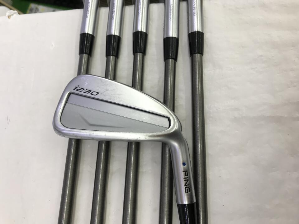 【中古】ピン i230 アイアンセット Rフレックス 37.5インチ Steel Fiber i95 リシャフト品 Cランク 右利き用 PING ゴルフクラブ ゴルフドゥ ゴルフ用品 GOLF DO 中古ゴルフクラブ