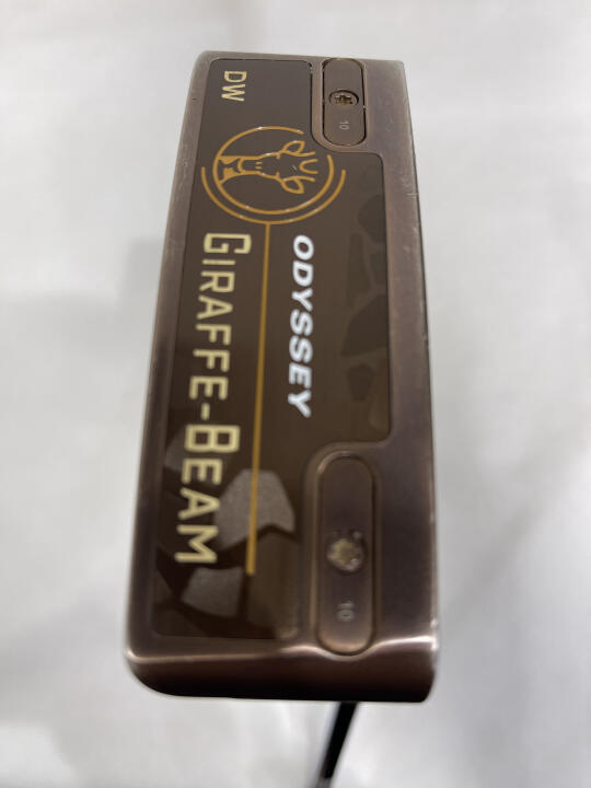 【中古】オデッセイ GIRAFFE-BEAM DOUBLE WIDE パター 33.0インチ ヘッドカバーあり オリジナルスチール Cランク 右利き用 ODYSSEY ゴルフクラブ ゴルフドゥ ゴルフ用品 GOLF DO 中古ゴルフクラブ