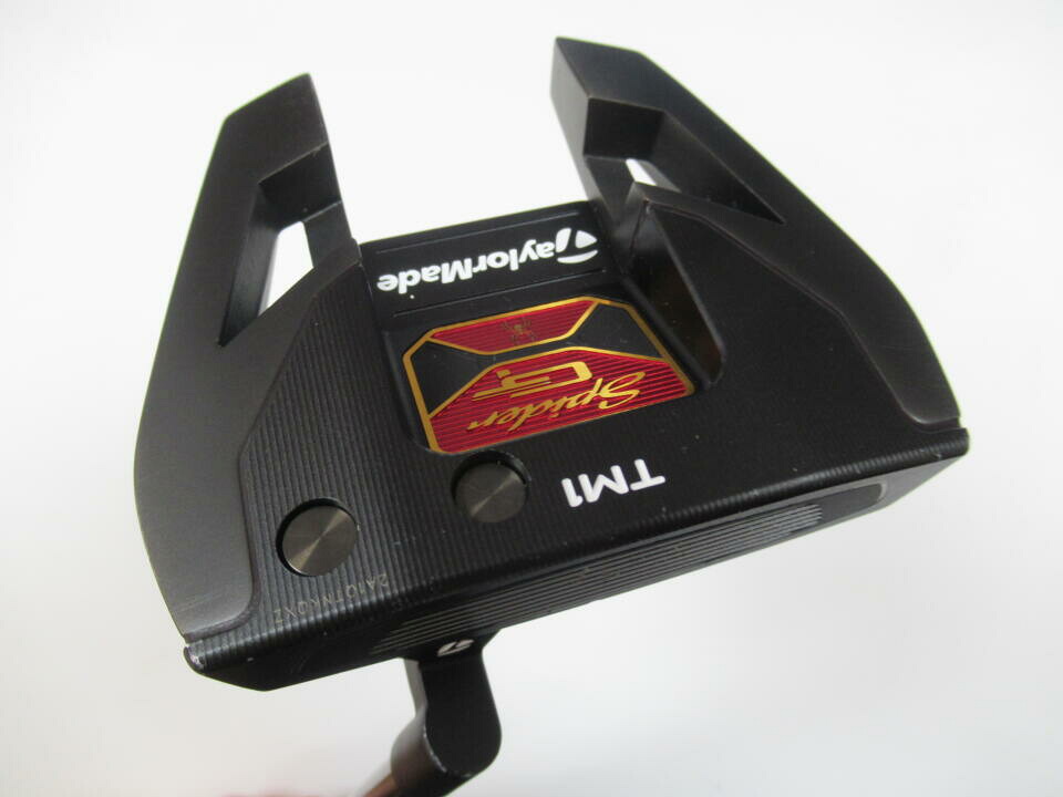 【中古】テーラーメイド Spider GT BLACK TM1 パター 33.0インチ ヘッドカバーあり オリジナルスチール Cランク 右利き用 Taylormade ゴルフクラブ ゴルフドゥ ゴルフ用品 GOLF DO 中古ゴルフクラブ