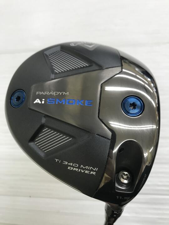【中古】キャロウェイ PARADYM Ai SMOKE 340 MINI ドライバー 11.5&deg; Sフレックス 43.25インチ ヘッドカバーあり TENSEI 60 for Callaway(Ai SMOKE) Bランク 右利き用 Callaway ゴルフクラブ パラダイムAiスモーク340｜ゴルフ ドゥ 中古クラブ店