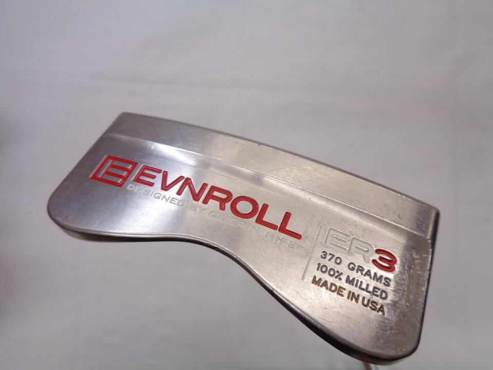 【中古】イーブンロールパター ER3 パター 34.0インチ ヘッドカバーあり オリジナルスチール Dランク 右利き用 EVNROLL PUTTERS ゴルフクラブ ゴルフドゥ ゴルフ用品 GOLF DO 中古ゴルフクラブ｜ゴルフ ドゥ 中古クラブ店