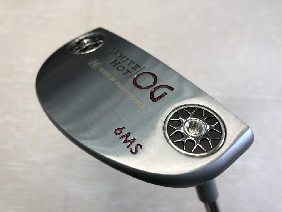 【中古】オデッセイ ホワイト ホット OG #6MS パター 33.0インチ ヘッドカバーあり オリジナルスチール Cランク 右利き用 ODYSSEY ゴルフクラブ ゴルフドゥ ゴルフ用品 GOLF DO 中古ゴルフクラブ