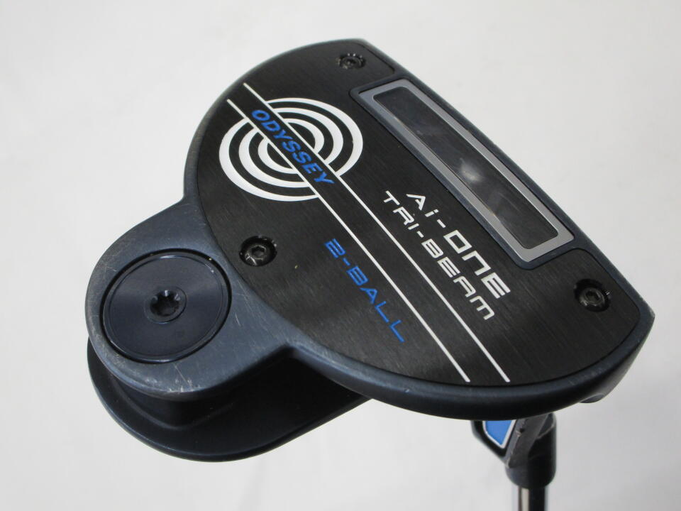 【中古】オデッセイ Ai-ONE TRI-BEAM 2-BALL パター 34.0インチ ヘッドカバーあり オリジナルスチール Dランク 右利き用 ODYSSEY ゴルフクラブ ゴルフドゥ ゴルフ用品 GOLF DO 中古ゴルフクラブ