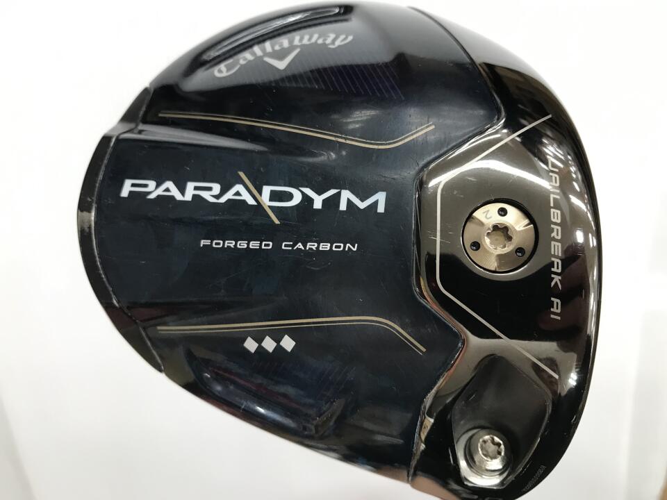 【中古】キャロウェイ PARADYM ◆◆◆ ドライバー 9° Sフレックス 45.5インチ ヘッドカバーあり TENSEI 1K BLACK 65 リシャフト品 Cランク 右利き用 Callaway ゴルフクラブ パラダイム トリプルダイヤモ