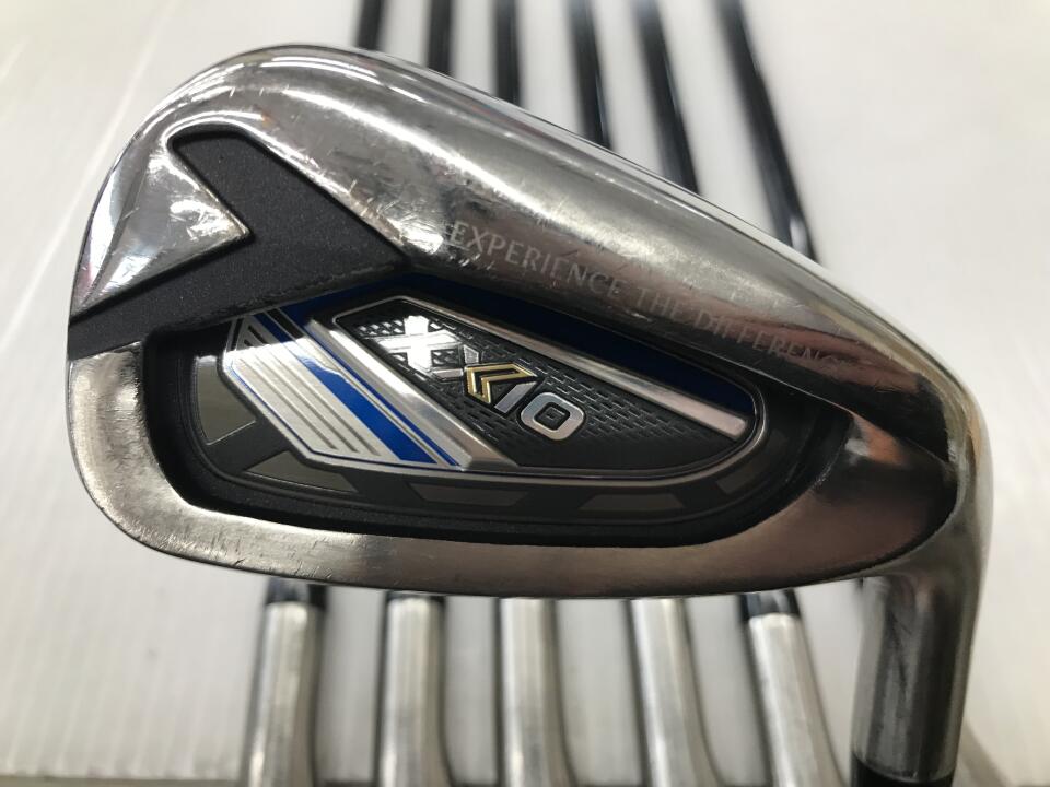 【中古】ダンロップ XXIO 12 ネイビー アイアンセット Rフレックス 37.75インチ MP1200 ネイビー Cランク 右利き用 DUNLOP ゴルフクラブ ゼクシオ12 ゴルフドゥ ゴルフ用品 GOLF DO 中古ゴルフクラブ
