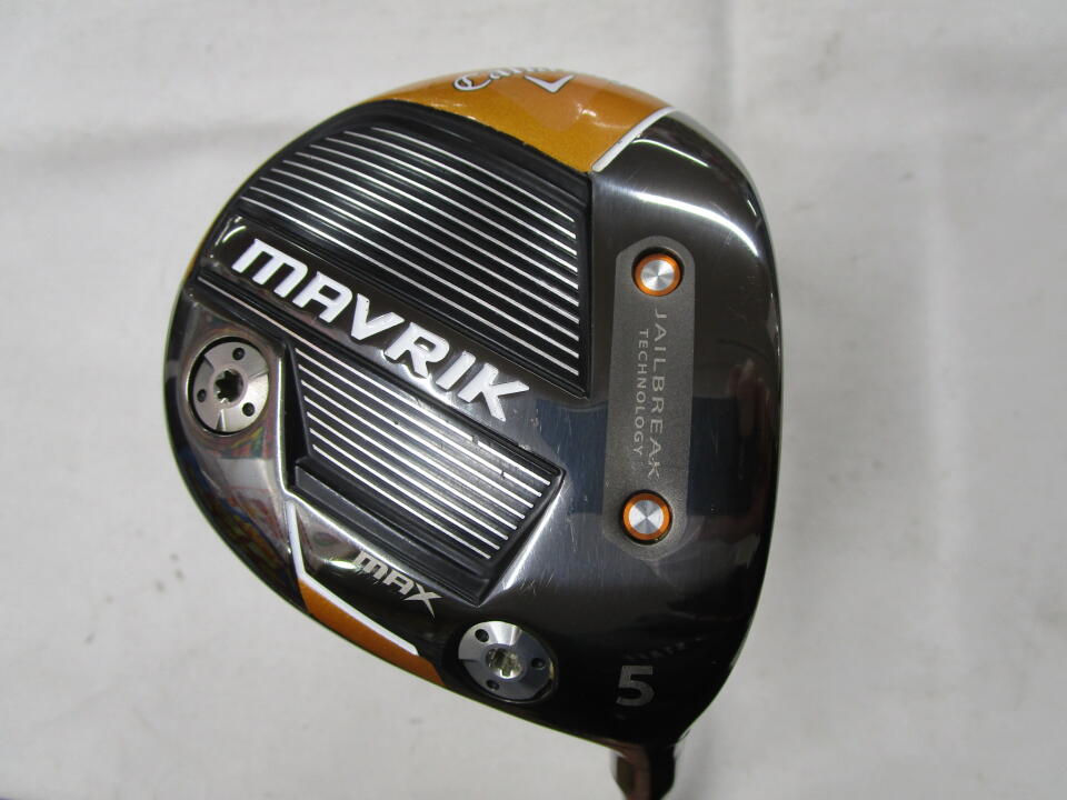【中古】キャロウェイ MAVRIK MAX フェアウェイウッド 5W 19° SRフレックス 42.0インチ ヘッドカバーあり シャフトカットあり リシャフト品 Cランク 右利き用 Callaway ゴルフクラブ マーベリックマ