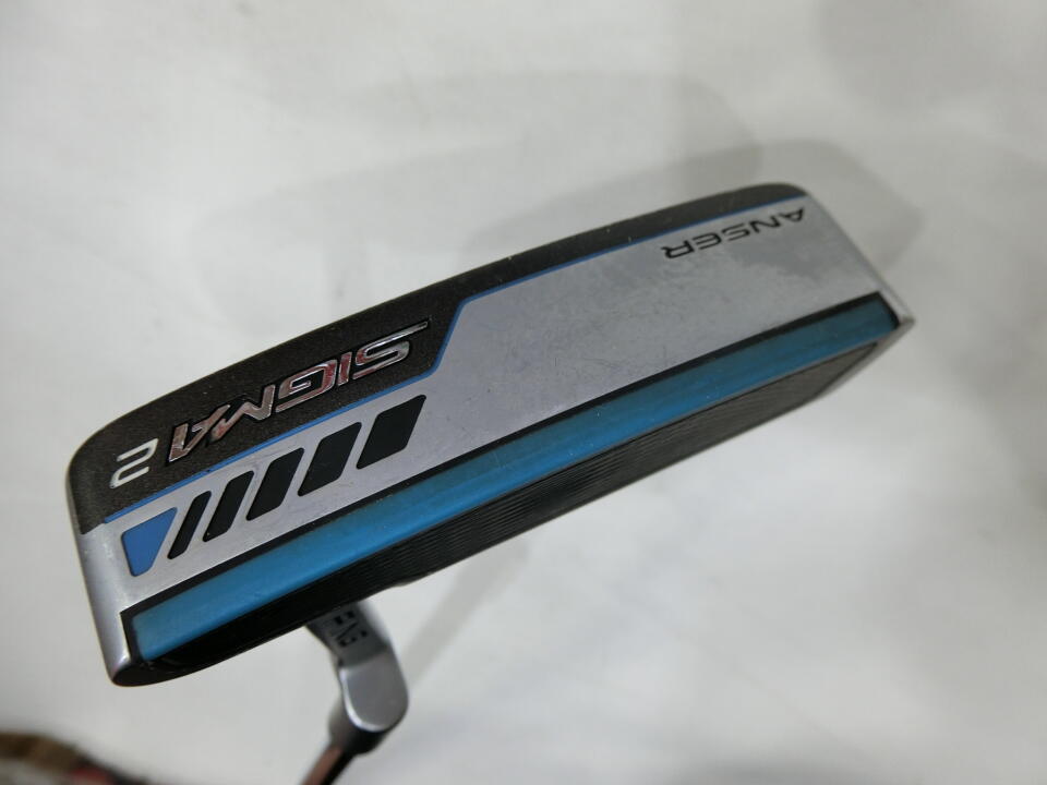 【中古】ピン SIGMA 2 ANSER Platinum パター 35.0インチ オリジナルスチール(PP58ｸﾞﾘｯﾌﾟ) Cランク 右利き用 PING ゴルフクラブ ゴルフドゥ ゴルフ用品 GOLF DO 中古ゴルフクラブ